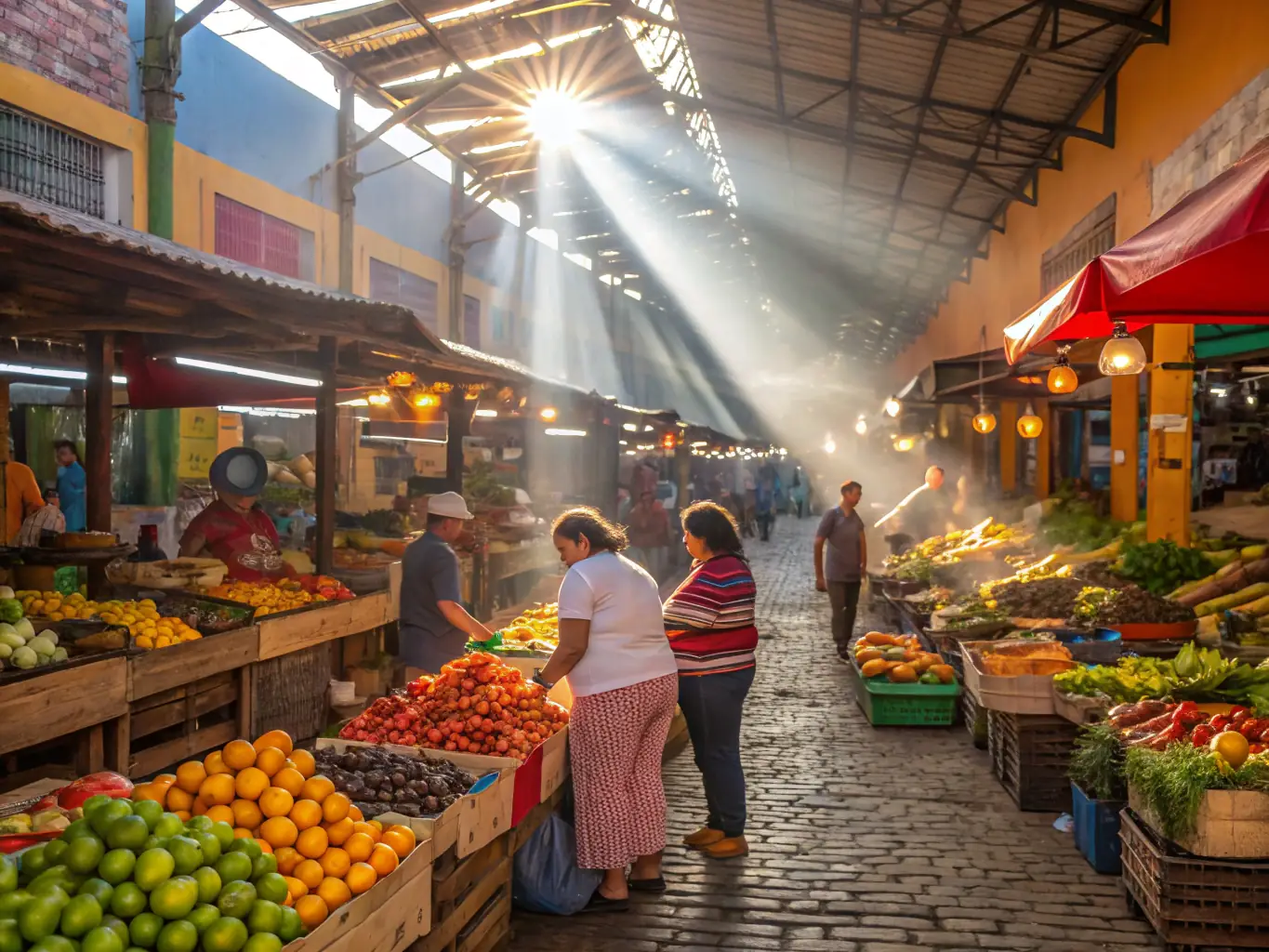 A vibrant photo of a local farmers market or community event in Bullard or Whitehouse, showcasing the local businesses, friendly residents, and the convenient access to amenities.